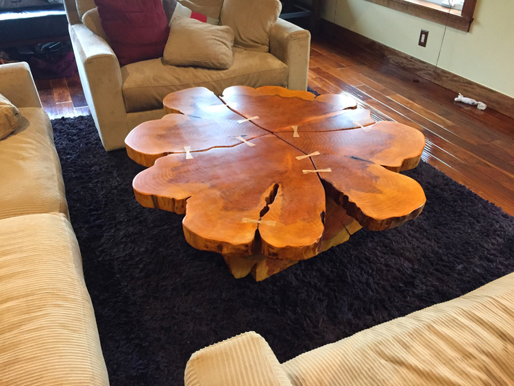 SeaTac Custom Live Edge Wood Tables